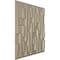 Ekena Millwork 19 5/8in. W x 19 5/8in. H Staggered Brick EnduraWall Decorative 3D Wall Panel Covers 2.67 Sq. Ft. WP20X20SBCSV - alternate 2